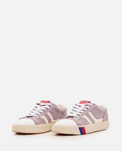 Pro Keds Canvas Low-top Sneakers With Iconic Bicolor Detail In Viola