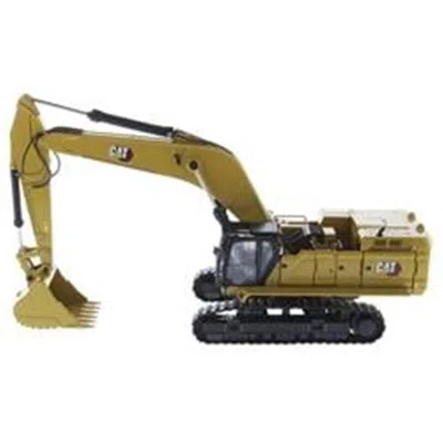 Diecast Masters 1-50 Scale Cat Caterpillar 395 Next Generation Hydraulic General Purpose Version Yellow With Operato
