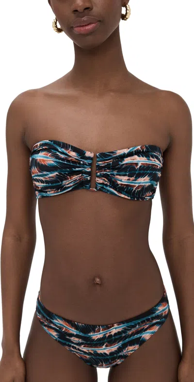 Ulla Johnson Santorini Bikini Top Lazuli In Lazuli