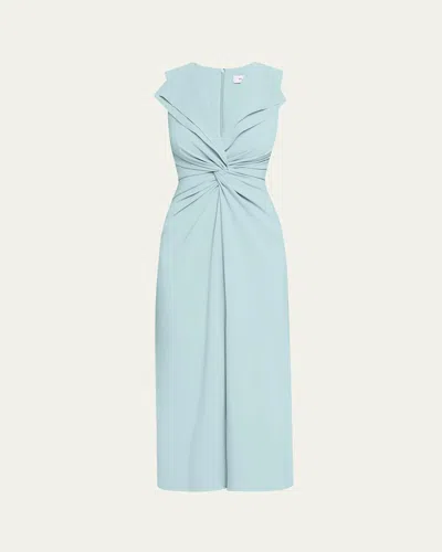 Prabal Gurung Lily Twist Front Midi Dress In Mint