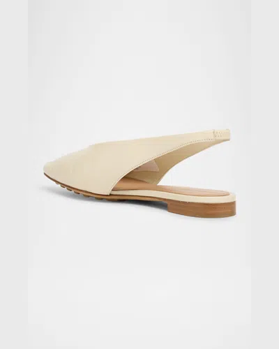 Bottega Veneta Ballerine Slingback Sofia In Sea Salt