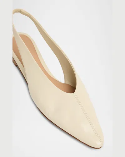 Bottega Veneta Ballerine Slingback Sofia In Sea Salt