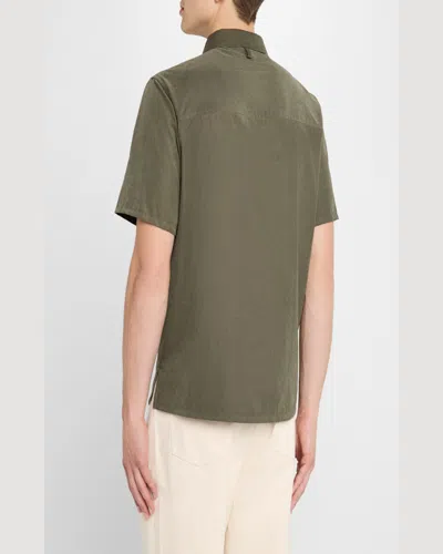 Simkhai Military Work Shirt In Sycamore