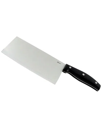 Oster Granger 7 In. Fine Edge Stainless Steel Blade Cleaver In Black