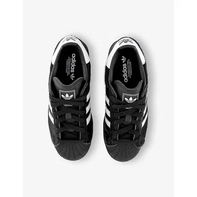 Adidas Originals Superstar Ii Sneakers In Black