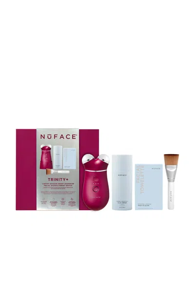 Nuface Trinity+ Smart Advanced Facial Microcurrent Device Kit In Velvet Rose