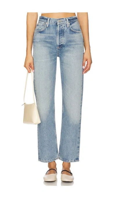 Citizen Of Humanity Citizens Of Humanity Blaine High Waist Ankle Straight Leg Jeans In Perri