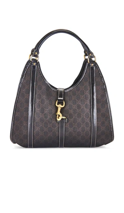 Fwrd Renew Gucci Joy Bardot Hobo Bag In Brown