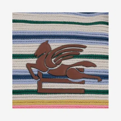 Etro Libra Medium Fabric Shopping Bag In Multi