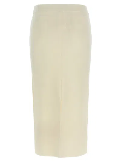 Max Mara Umbria Skirt In White