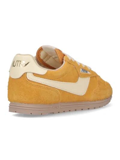 Autry Mineral Yellow Windspin Sneaker In Yellow