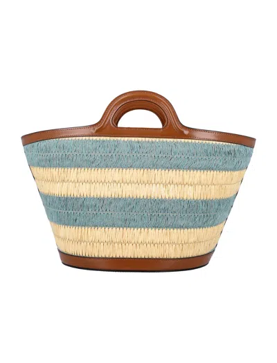 Marni Women's Tropicalia Raffia-effect Small Bag In Multi