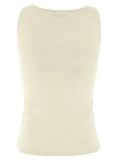 Max Mara Pentola Top In Gray