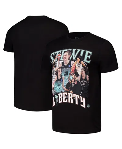 Stadium Essentials Men's And Women's Sabrina Ionescu Black New York Liberty 2024 Crossroads T-shirt In Black