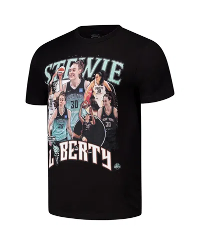 Stadium Essentials Men's And Women's Sabrina Ionescu Black New York Liberty 2024 Crossroads T-shirt In Black
