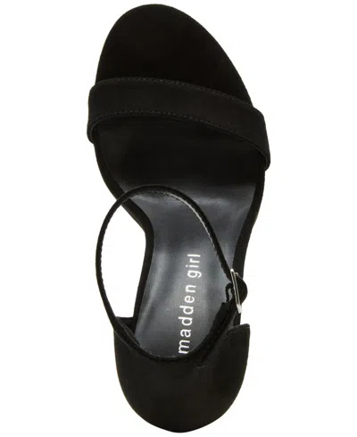 Madden Girl Winnii Womens Satin Block Heel In Black