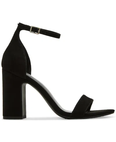 Madden Girl Winnii Womens Satin Block Heel In Black