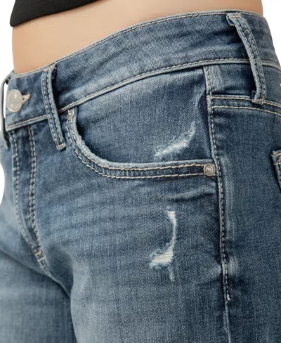 Silver Jeans Co. Women's Boyfriend Mid Rise Shorts In Indigo