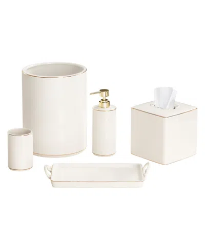 J Queen New York Delphine Decorative Bath Accessories In White