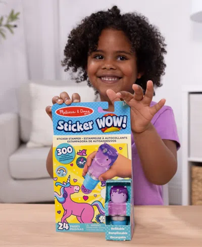 Melissa & Doug Sticker Wow Purple Unicorn Bundle In Multi Color