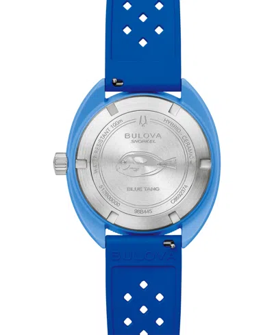 Bulova Unisex Adult Blue Strap Watch 98b445