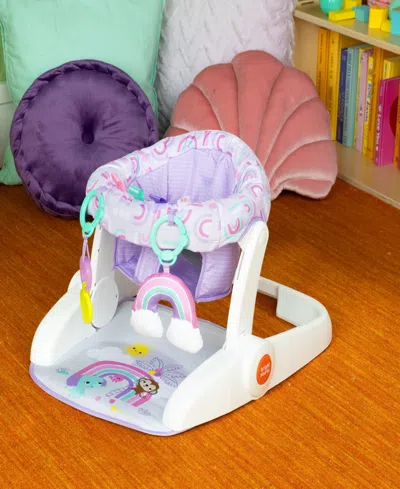 Bright Starts Baby Purple Paradise Learn-to-sit 2-position Floor Seat In Multi