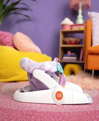 Bright Starts Baby Purple Paradise Learn-to-sit 2-position Floor Seat In Multi