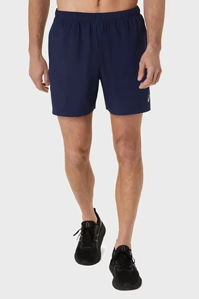 Asics Pr Lyte 5in Running Short In Peacoat, Men's At Urban Outfitters In Peacoat