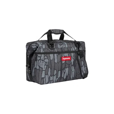 Pre-owned Supreme X Ao 24-pack Cooler Bag 'trebark Camo' In Multi-color