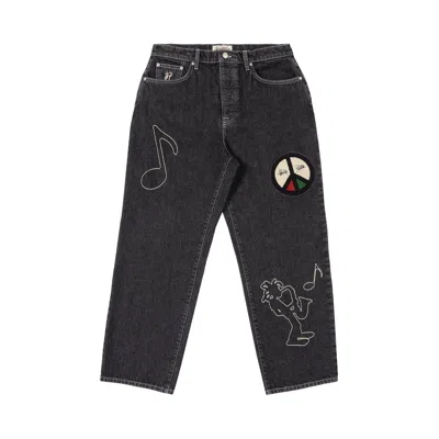 Pre-owned Stussy X Patta Big Ol' Jean 'black'