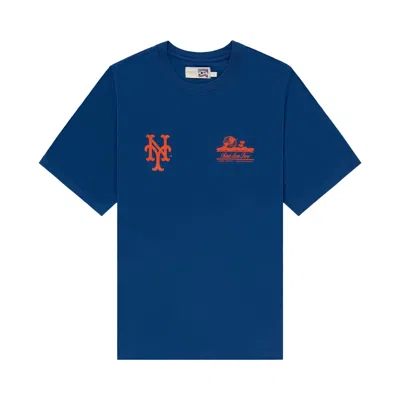 Pre-owned Aimé Leon Dore X New York Mets Unisphere Tee 'limoges' In Blue