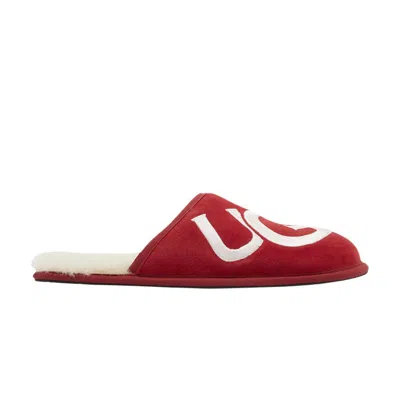 Pre-owned Ugg Scuff Slipper 'logo - Samba Red'