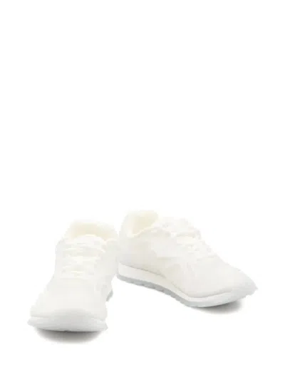 Bottega Veneta Men White Transparent Rubber Orbit Sneakers In Multi