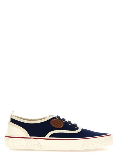 Valentino Garavani Sneaker Nojoke In Blue And White Canvas