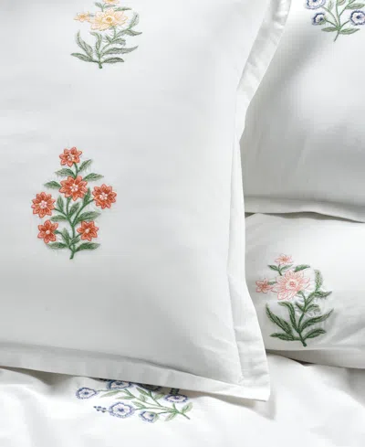 Charter Club Bouquet Embroidery 3-pc. Comforter Set, Full/queen, Exclusively At Macy's In White
