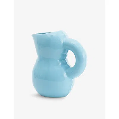 Home Studyo Jug Emily Sky Blue Gloss In Sky Blue Gloss