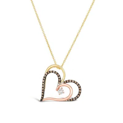 Le Vian Ladies Chocolatier Necklaces Set In 14k Tri Color Gold