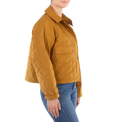 Save The Duck Maggie Quilted Jacket In Brown