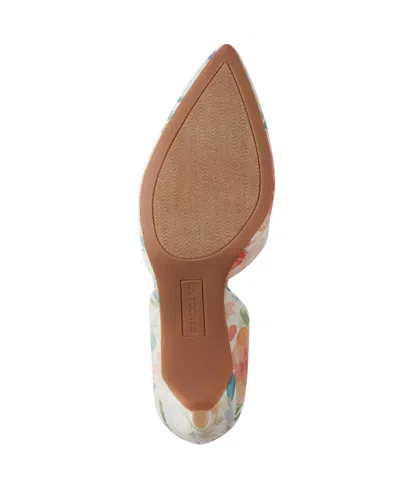 Bandolino Women's Grenow D'orsay Pointed Toe Pumps In Peach Dreamy Floral