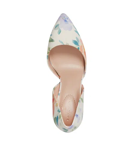 Bandolino Women's Grenow D'orsay Pointed Toe Pumps In Peach Dreamy Floral