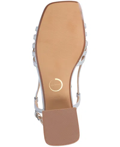 Journee Collection Womens Shayana Heeled Sandals In Blue
