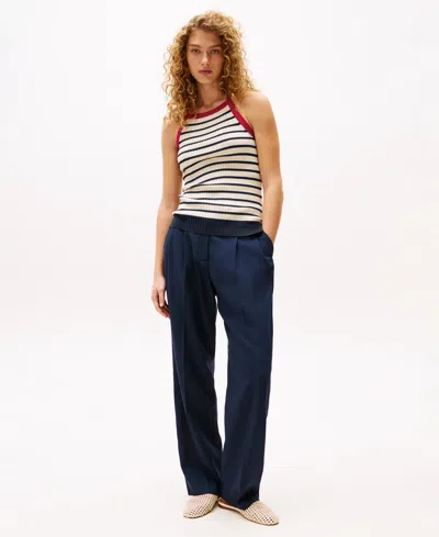 Tommy Hilfiger Sofia For Tommy Wide In Navy