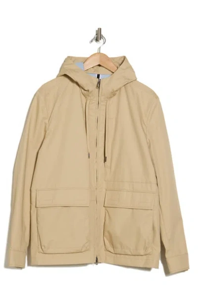 Digel Pinto Hooded Raincoat In Beige