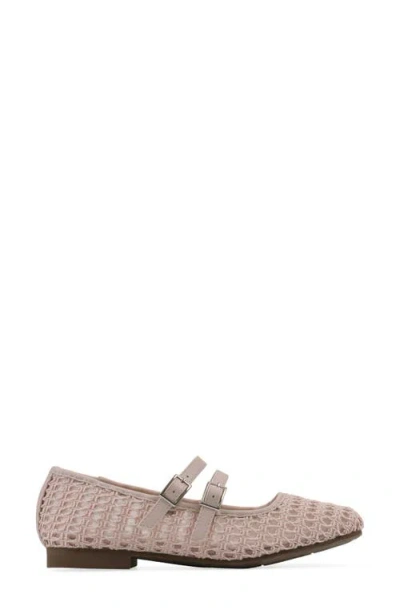 Cliffs By White Mountain Women's Besnik Mary Jane Round Toe Flats In Light Pink