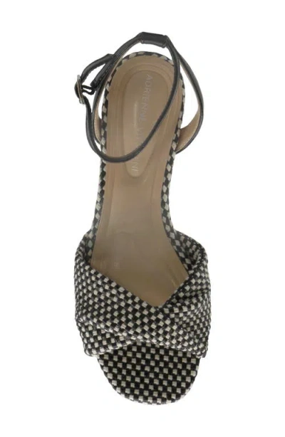 Adrienne Vittadini Womens Angi Wedge Sandals In Black