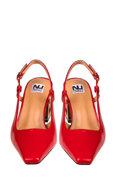 Ninety Union Blake Slingback Pump In Red