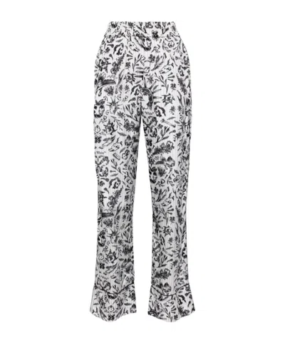 Off-white Tattoo-print Pyjama Pants In Gray