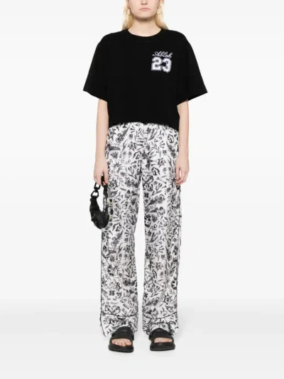 Off-white Tattoo-print Pyjama Pants In Gray