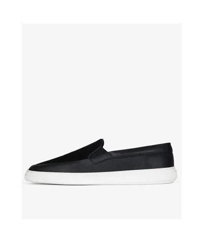 Givenchy Slip-on Brogues With Elasticated Side Panels In Black