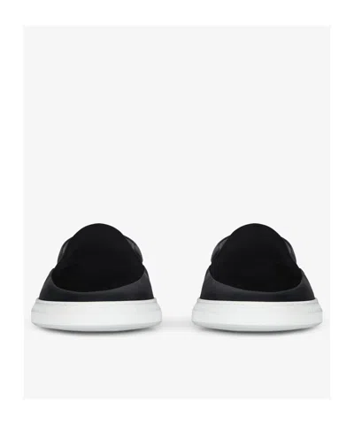 Givenchy Slip-on Brogues With Elasticated Side Panels In Black